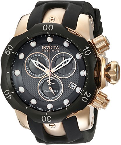 v Invicta CrN^ Men's 16152 Venom Analog Display Swiss Quartz Black Watch Y jp [sAi]