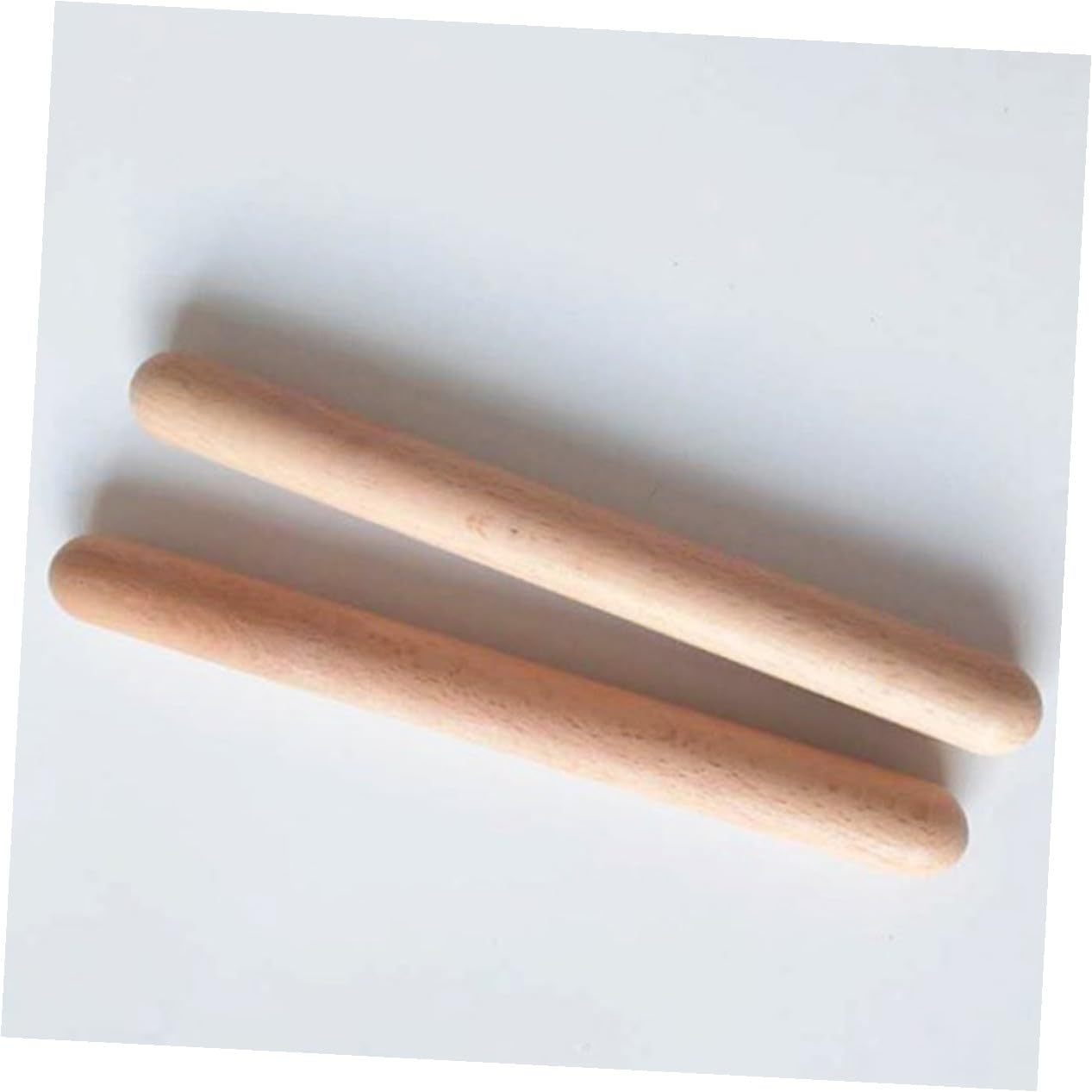 Beaupretty Bacchette Ritmiche in Legno 32 Unitá Bordo Arrotondato per Ragazzo Ragazza, Gioco Musicale Sicuro per Sviluppare Talento Musicale in Gioco All'aperto o Compleanno