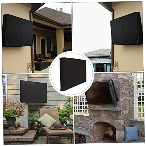 Housse protection TV extérieure étanche couverture inférieure écran intempéries - 4