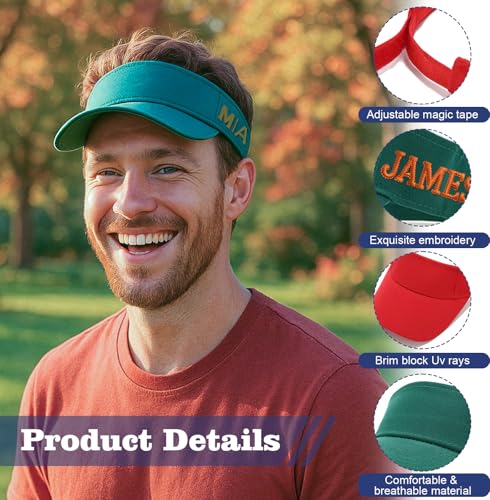 Custom Kids Visors for Girls Personalized Toddler Kids Girls Boys Sun Visor Golf Hats Youth Softball Visor4