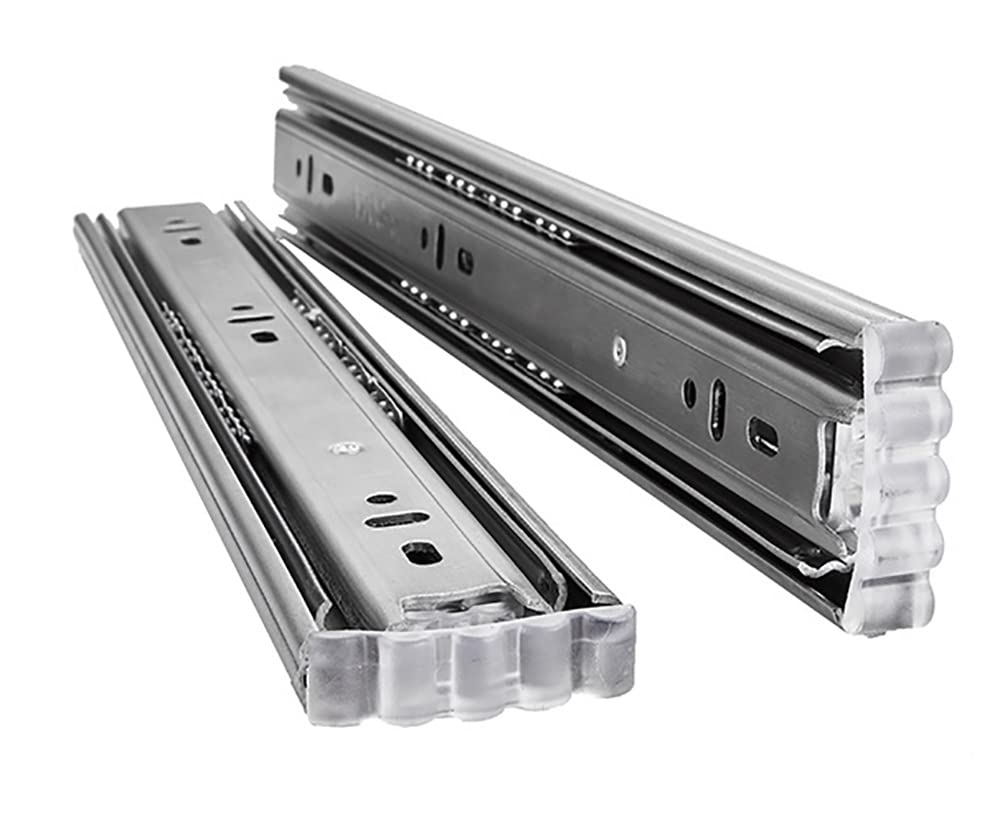 guías para cajones, Correderas for cajones, rieles for(Silver,450mm/18inch)