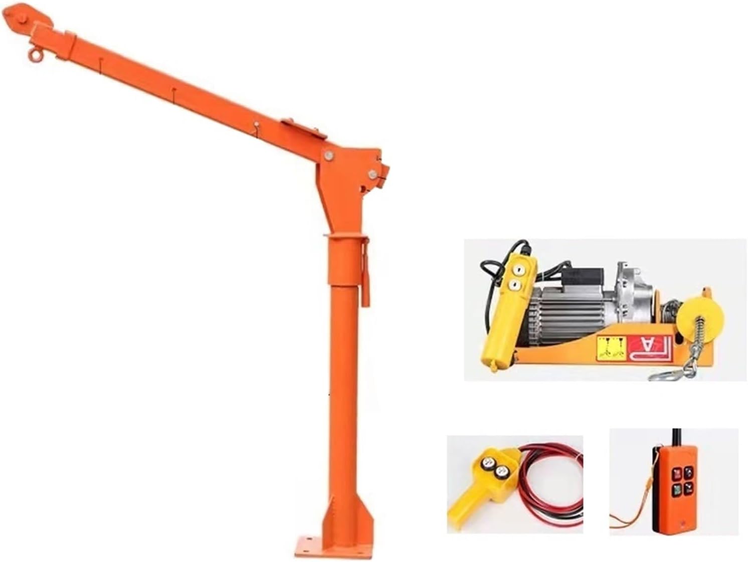 Vehicle-Mounted Crane, 12v/24v/ Small Household Lifting Crane, Truck Cantilever Crane,200V800kg Dual Control,500kg Dual Control