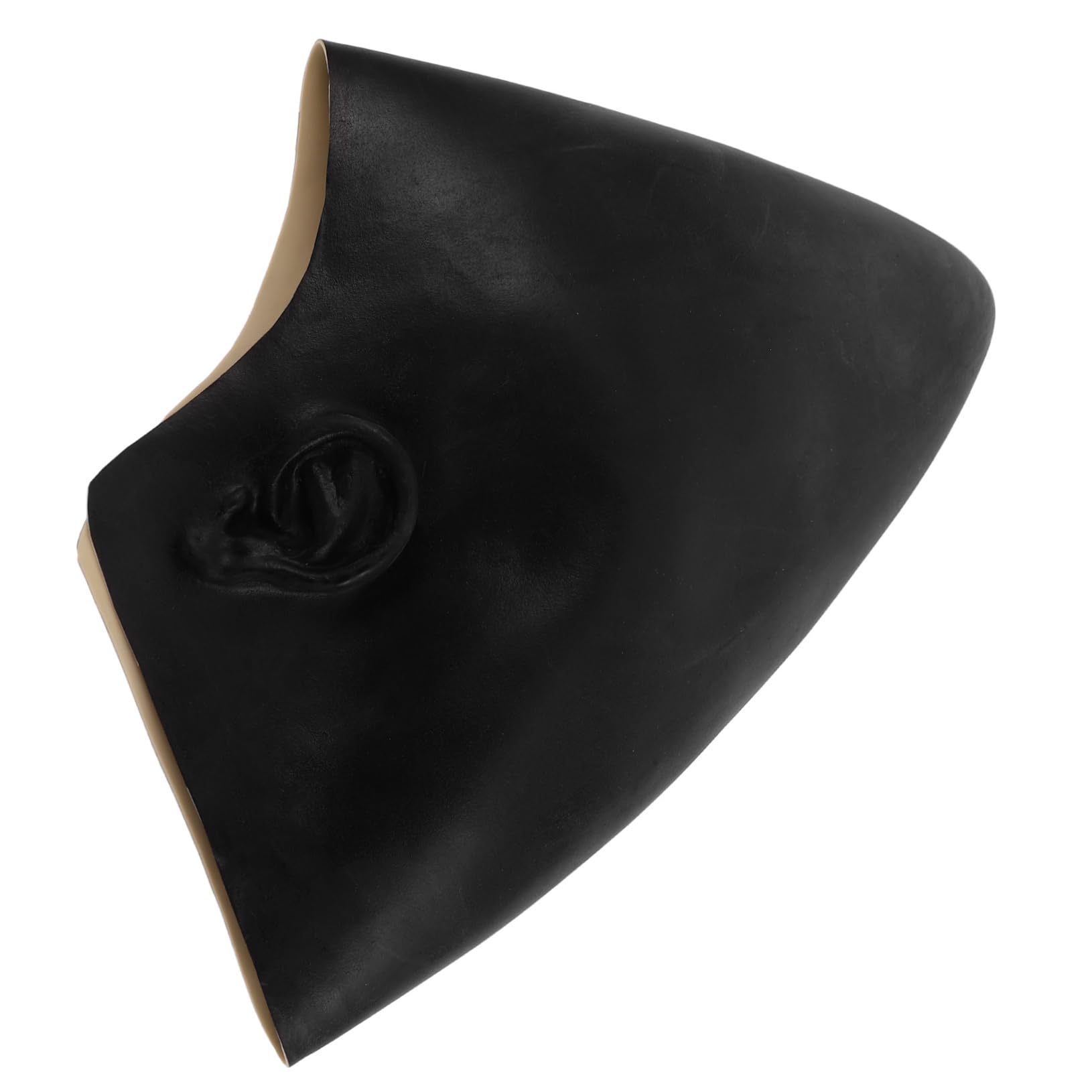 Healvian 5 Stück Schwarze Latex Glatze Flexible und Langlebige Bald Cap für Erwachsene Realistisches Makeup Zubehör für Halloween Cosplay Theater und Themenpartys