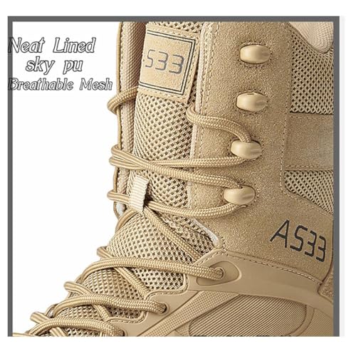 Men's Tactical Boots Military Work Boots Desert Combat Outdoor Boots for Hiking Motorcycle Climbing3