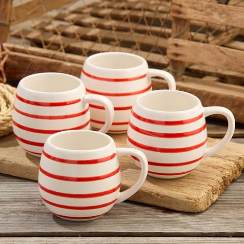 Set de 4 Mugs de Loza Dockside Red 20 oz miniatura 3