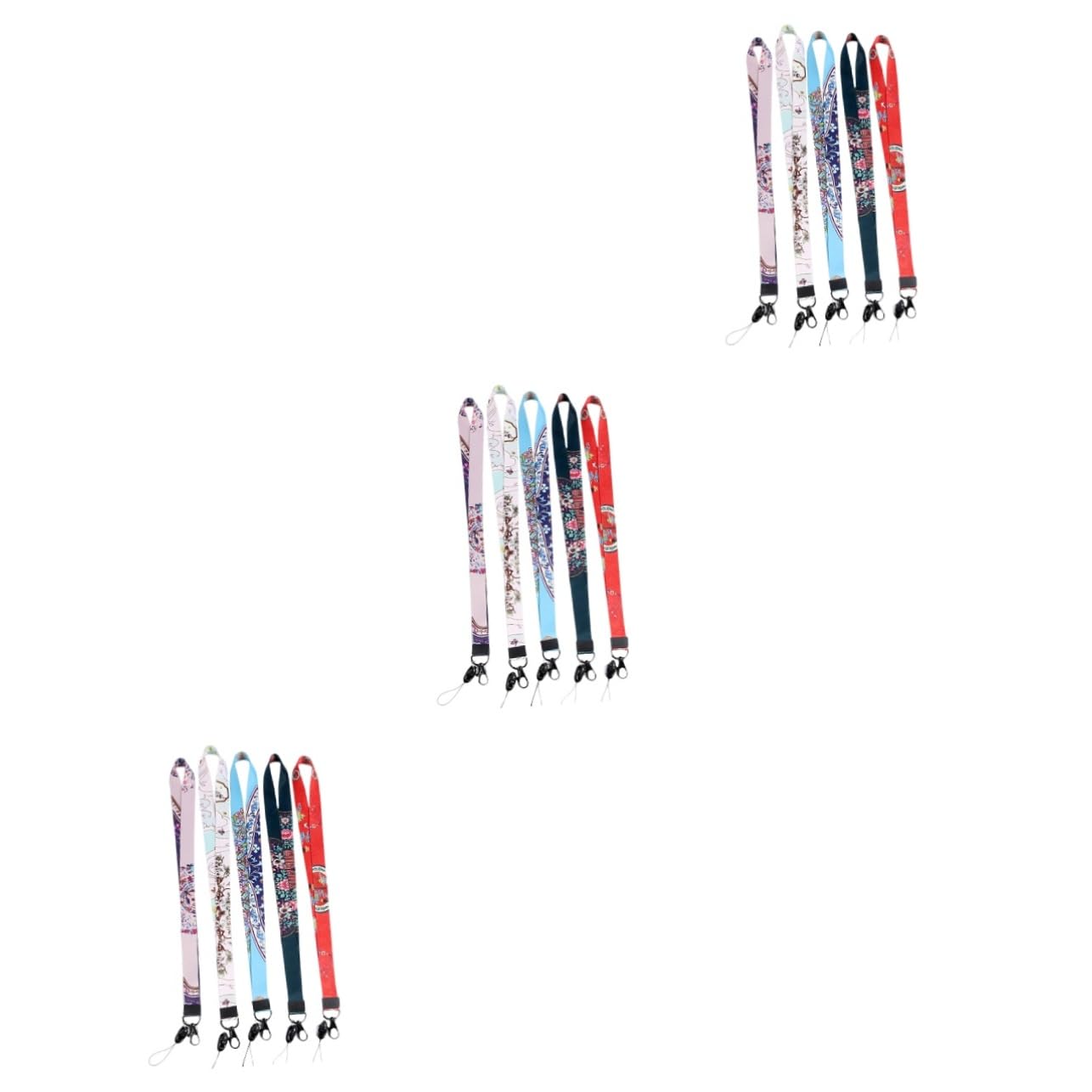 DOITOOL 18stücke Teiliges Retro Lanyard Halsband Für Schlüssel Und Handy Und Haltbarkeit Farben Zufällig Für Schule Büro Und