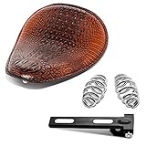 Senkauto Motorcycle Spring Solo Bobber Seat For Harley Sportster Softail Honda Chopper Yamaha