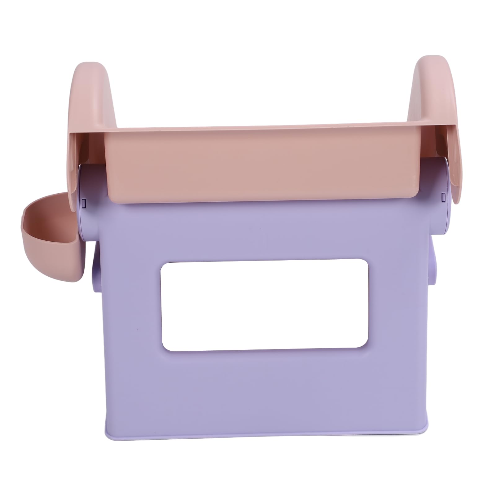 Poggiapiedi per Bambini Sgabello Pieghevole a 2 Gradini Leggero e Resistente per L'uso del Vasino e L'uso in Bagno, Plastica, Confezione da 1 (Rosa)
