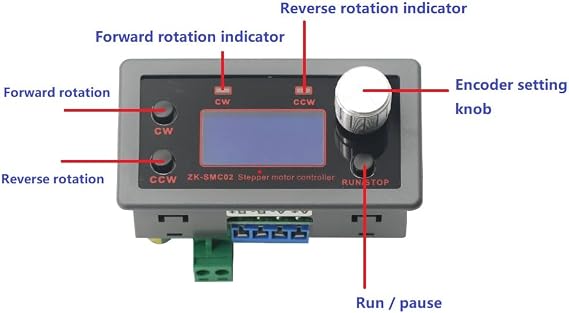 DC 5-30V 4A Stepper Motor Driver and Controller Reverse Pulse Speed Control Board Programmable PLC Serial Communication
