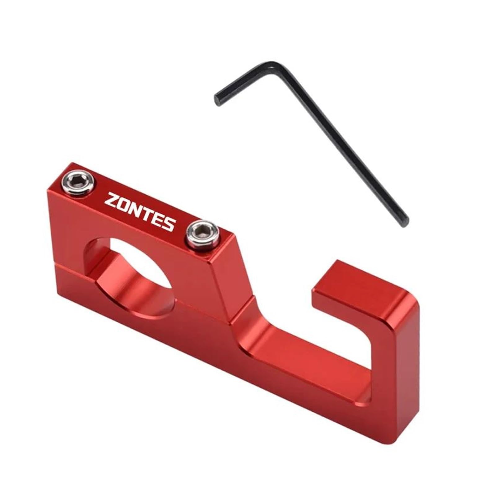 ZTQLIJQF Handlebar Htorage Hook For Zontes Shengshi 310R 310X 310V 310 T2 G1 125 U1 U 155 ZT T310 350E 350(Red)
