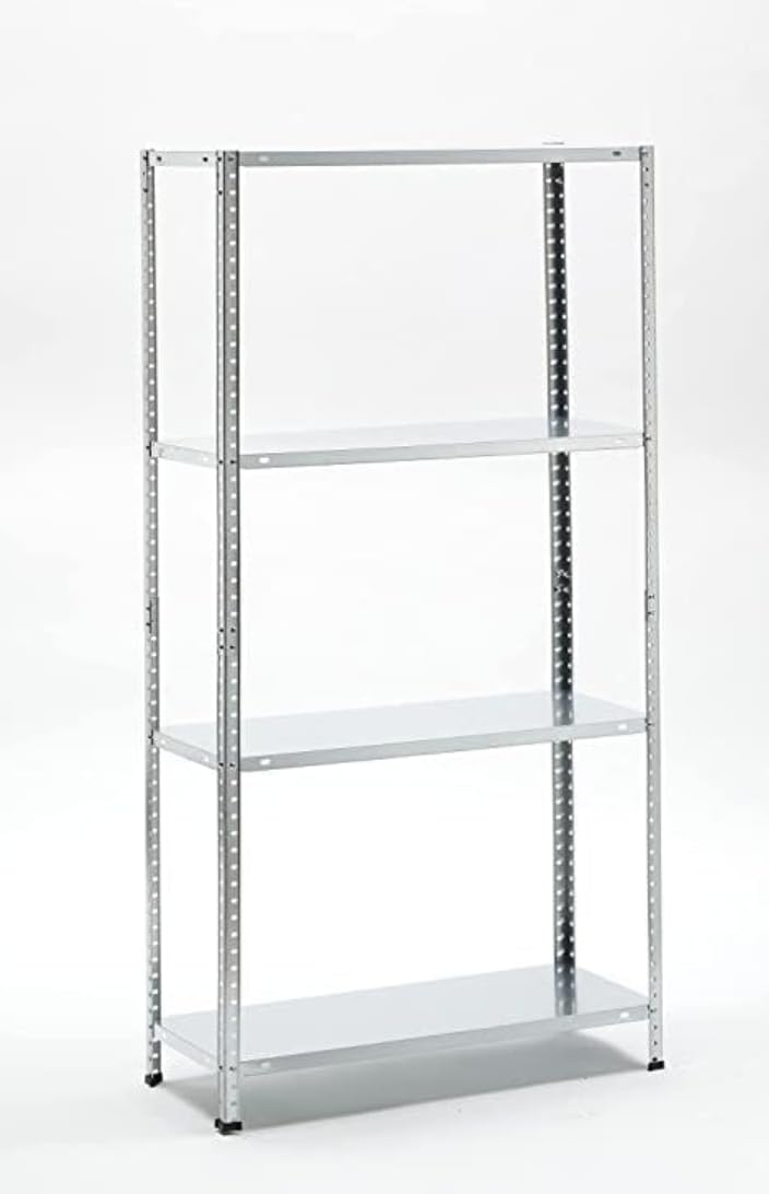 NG NICCOLAI SCAFFALE COMPLETAMENTE IN METALLO - MONTAGGIO A BULLONI - 4 O 5 RIPIANI IN METALLO (4 RIPIANI (75X30X147 CM))