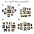 PWTAKO Black Picture Frames Collage Wall Decor 10 Pack, Gallery Wall Frame Set for Wall Mounting, Multi Sizes Including 8x10, 5x7, 4x6 Family Photo Frames