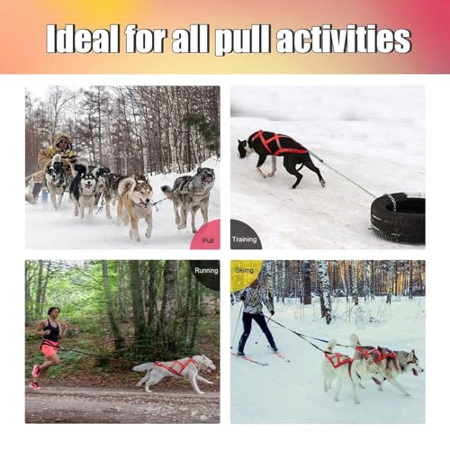 Harnais de traîneau pour chiens évitant les blessures de traction 2XL - 7