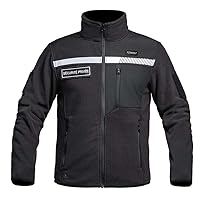VESTE POLAIRE SÉCU-ONE HV-TAPE SÉCURITÉ PRIVÉE NOIR