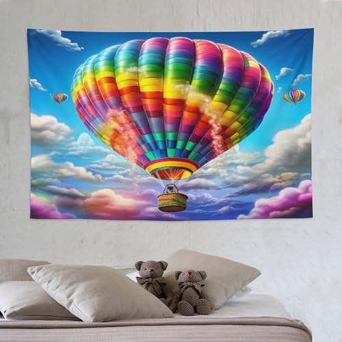 Montgolfière tapisserie murale DCCCY pour créer un espace évasion dans votre chambre