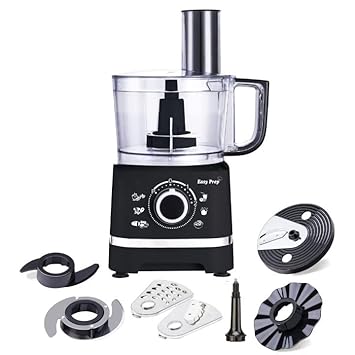 AADB PLASTIC Food Processor/Atta Kneader/Chopper Easy Prep- 800 Watts| 1.4 L Main Bowl Capacity | 2 Speed