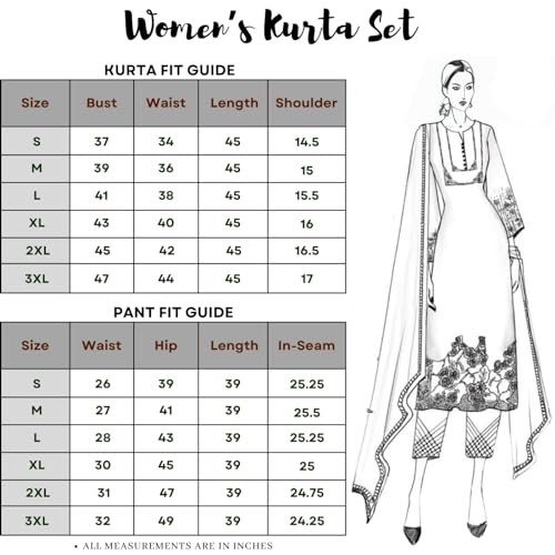 Image of GRECIILOOKS Cotton Blend Kurta Pant With Dupatta For Women | Kurti Set For Women | Festive Kurta Set For Women | Regular Fit Kurta