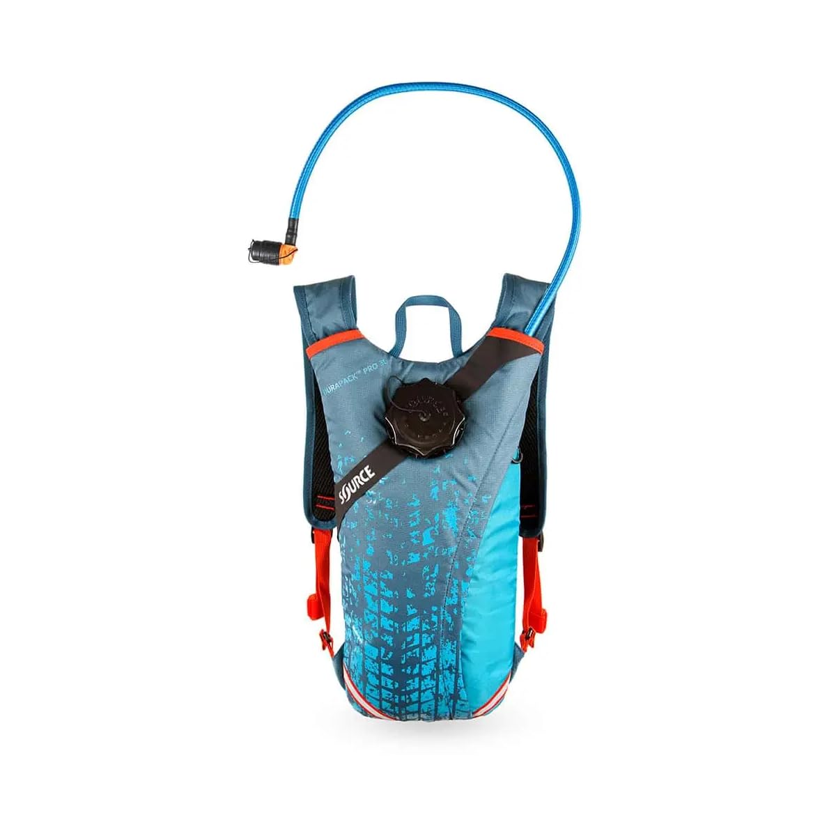 Source Durapack Pro 3 Liter Trinkrucksack - Korallenblau - Blau