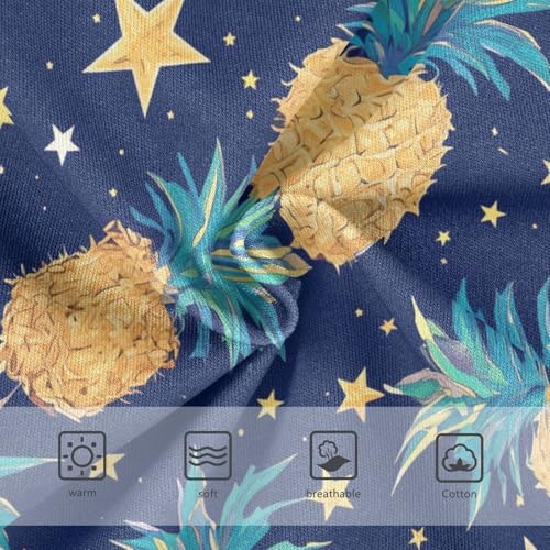 Wusikd Pineapples Girls' Underwear Cotton Stars Girls Briefs Soft Toddler Underwear 2T3