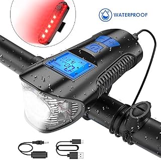 TESECU LED Bike Light USB Rear Bicycle Light Rechargeable Bike Tail Light