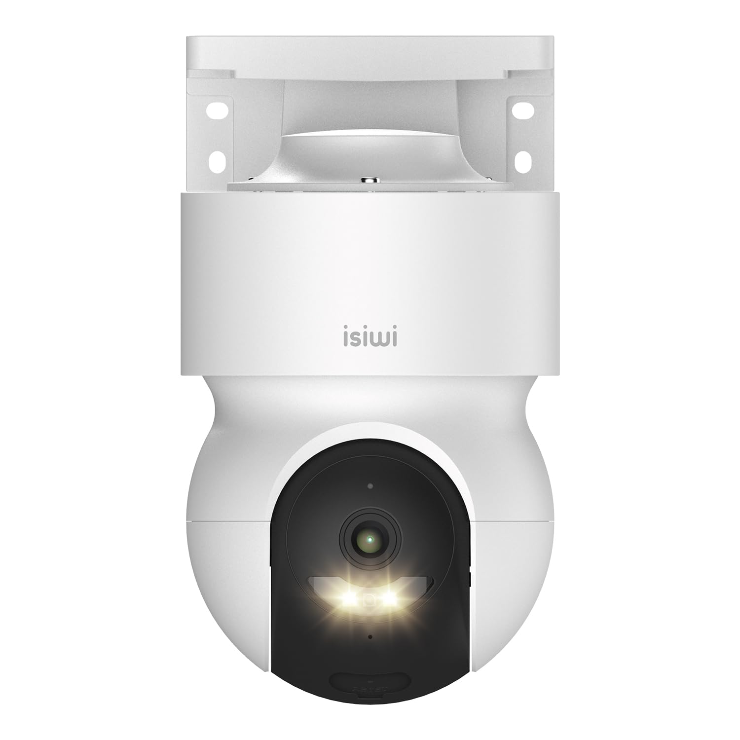 Redi ON Telecamera Motorizzata Wi-Fi Uso Esterno per sorveglianza, 3MP, SD Card, IP65, Rilevazione Umani PIR, Audio, Compatibile con Alexa/Google, App per smartphone