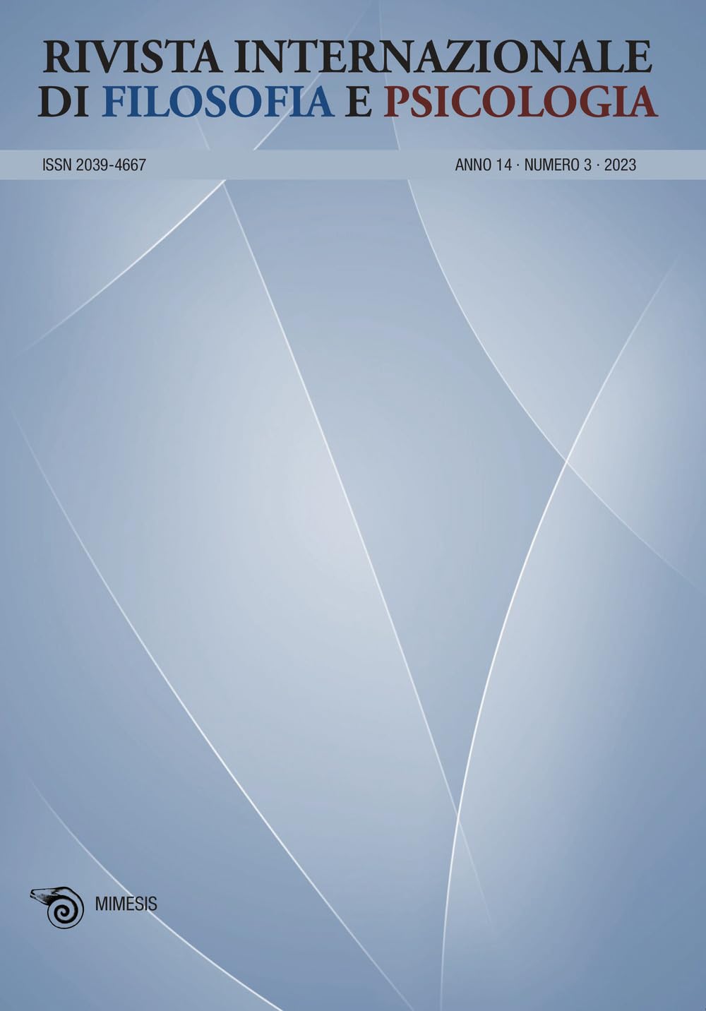 Rivista Internazionale Di Filosofia E Psicologia (2023) (Vol. 3) - 4