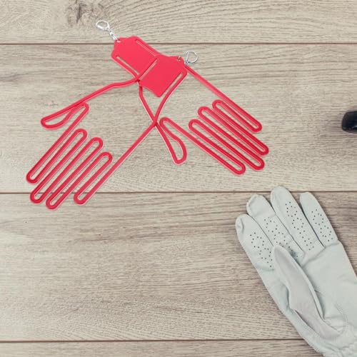 Colgador de guantes de golf Yardwe con estante de secado rápido y gancho para bolsas 2 uds 7