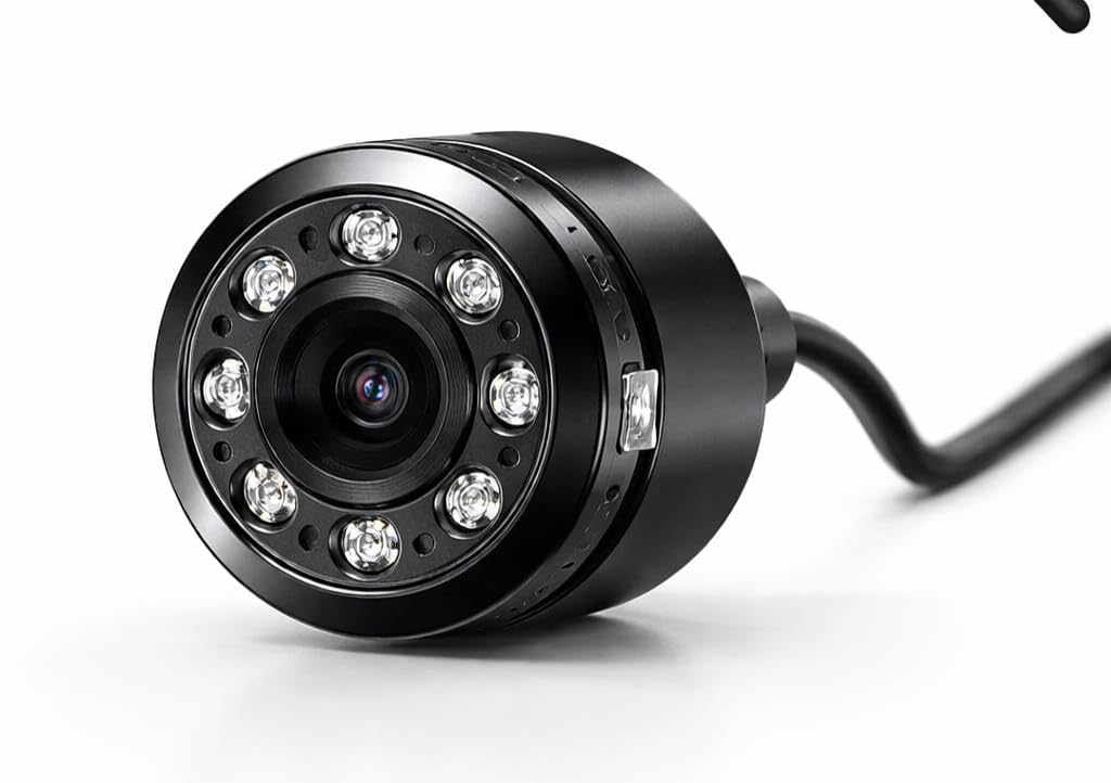 night vision 8 led waterproof car bumper camera reverse parking camera