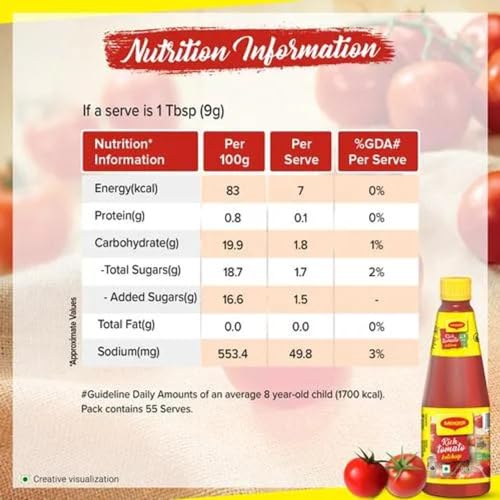 Image of Maggi Rich Tomato Ketchup, 500g Bottle