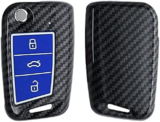 kwmobile Key Cover Compatible with VW Golf 7 MK7 - Carbon