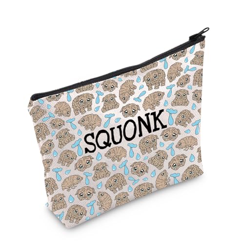 JXGZSO Squonk Cryptid Cosmetic Bag Cryptozoology Gift Mythical Squonk Makeup Bag Squonk Lover Gift