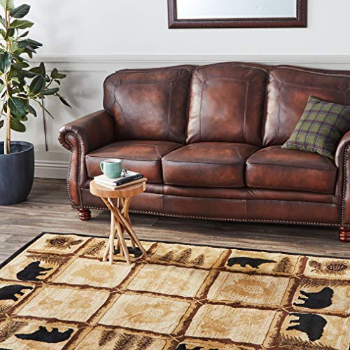 Tapete estilo Rustico Lodge Mayberry 63" x 87" miniatura 2
