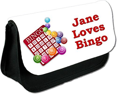 Personalised Bingo Pens Dabber Pencil Case Bag - Great Gift