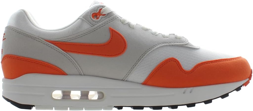 Air Max 1 '87 Safety Orange Womens Lifestyle Shoes (Orange/Grey)