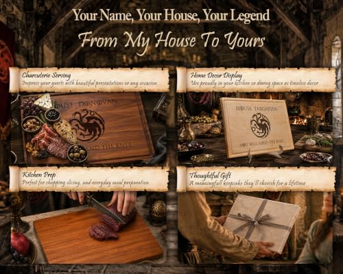 Tabla de cortar rectangular de madera personalizada miniatura 5