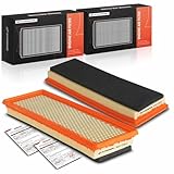 A-Premium Front 2-PC Engine Air Filter Compatible with Fiat 500 2012-2019 1.4L