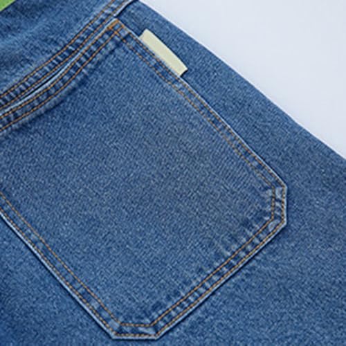 Teen Girls Baggy Jorts Denim Bermuda Shorts Y2k Vintage Straight Leg Jeans Shorts Kids Casual Knee Length Jean Jorts Pockets4