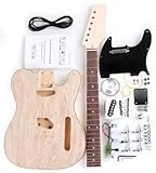 kit montaje fresadora cnc Color: natural Rocktile Kit completo montaje guitarra eléctrica tipo TL