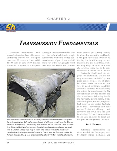 GM Turbo 350 Transmissions: How to Rebuild and Modify