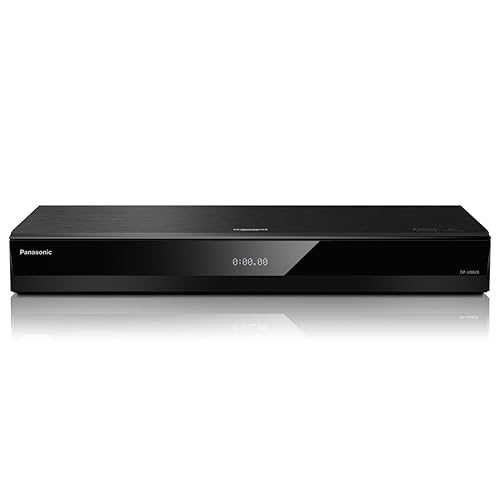 Reproductor Blu Ray 4K de Streaming Panasonic con Dolby Vision y Reproducción de Video Ultra HD Premium HDR10+ con Audio de Alta Resolución, Asistente de Voz - DP-UB820-K (Negro)