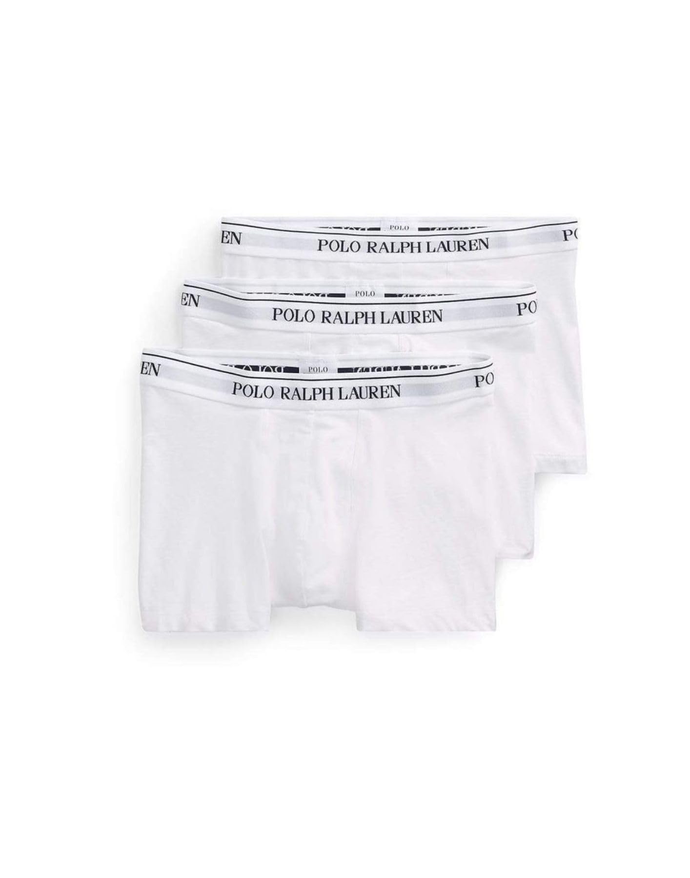 Polo Ralph Lauren Men's White Three Boxer Brief Stretch Cotton 714835887003 Colour Xl