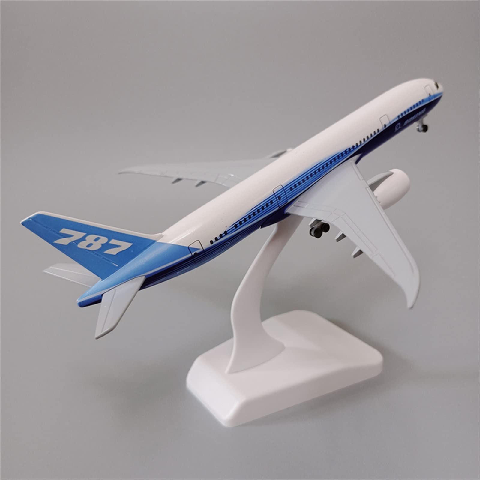 Skopiuj model samolotu 19cm dla prototypowego lotnictwa Boeing B787 odlewany ciśnieniowo ze stopu Model samolotu z kołami zestaw do lądowania kolekcja samolotów