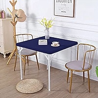 JISEN Nappe De Table Carrée En élasthanne Extensible 96,5 X 96,5