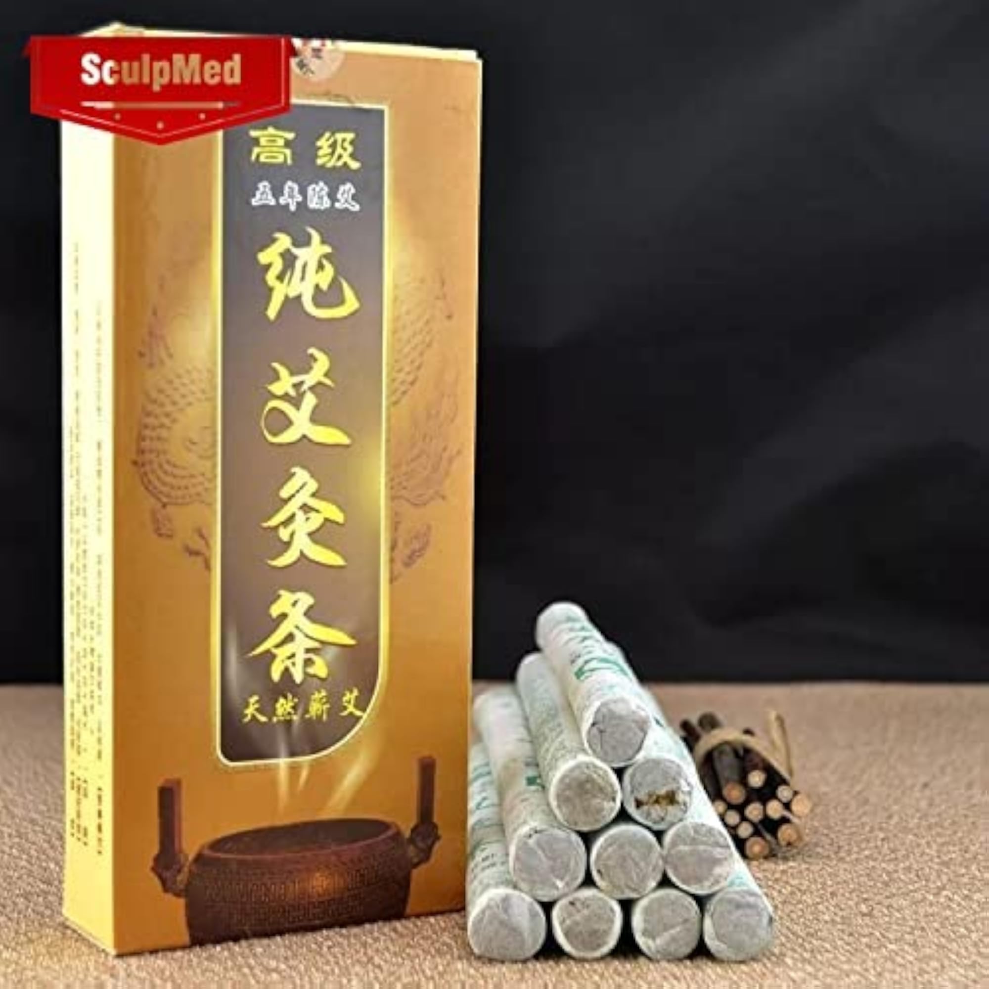 Pure Moxa Stick Rolls for Traditional Massage