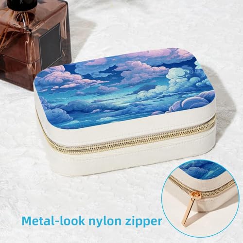 Boîte à bijoux nuage violet pour organiser votre coiffeuse