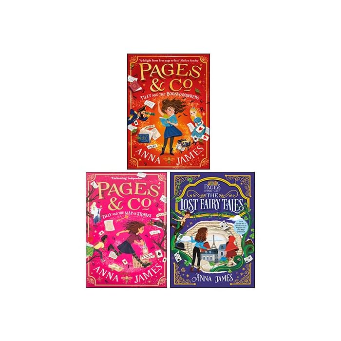 Buy Pages & Co Series 3 Books Collection Set By Anna James (The Lost