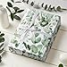 WRAPAHOLIC Eucalyptus Leaves Wrapping Paper Roll - Mini Roll - 17 Inch x 9.8 Feet - Greenery Wrapping Paper Perfect for Birthday, Wedding, Bridal Shower