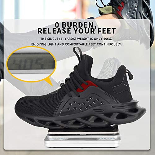 Image of Steel Toe Safety Shoes for Men Women Work Sneakers Breathable Lightweight Industrial & Construction Shoe