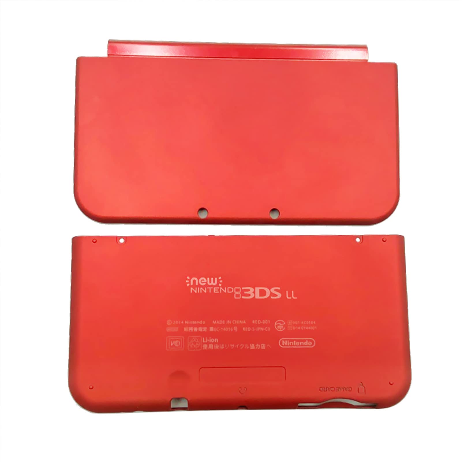 new3DＳ New New3DS XL Case Frosted Shell Coverplate Red Color Replacement