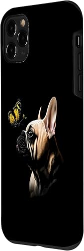 Miniatura 2 de Funda para iPhone 11 Pro Bulldog Francés Mariposa Amante de Perros